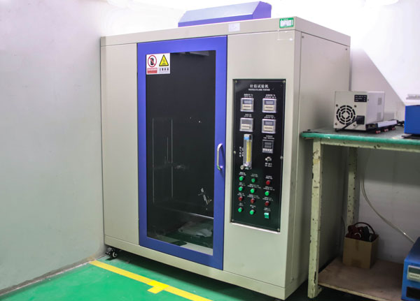 Needle flame tester
